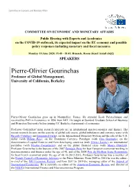 Cvs of Speakers (PDF