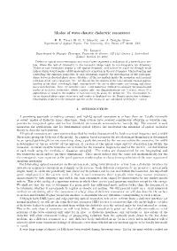 Modes of Wave-Chaotic Dielectric Resonators
