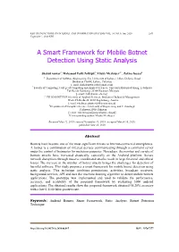 A Smart Framework for Mobile Botnet Detection Using Static Analysis