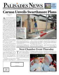 Caruso Unveils Swarthmore Plans by SUE PASCOE Editor