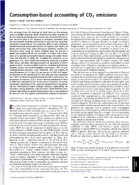 Consumption-Based Accounting of CO2 Emissions Steven J