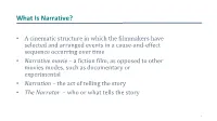 What Is Narrative?