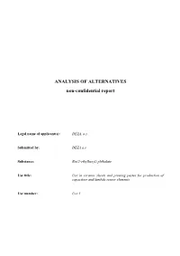 DEHP AOA USE 3 Update BIU Final