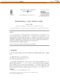Enumerating a Class of Lattice Paths