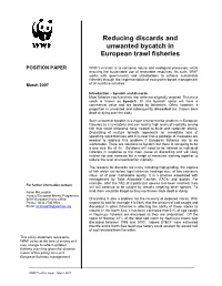 Reducing Discards and Unwanted Bycatch in European Trawl Fisheries