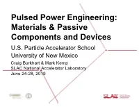 3. PPE Materials Components and Devices 2019 USPAS