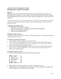 Working with a Netcdf File in Arcgis