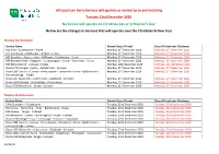 All Local Link Kerry Services Will Operate As Normal up to and Including