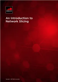 An Introduction to Network Slicing
