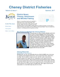 Cheney District Fisheries Volume 8, Issue 1 Summer, 2017