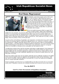 IRSN – Issue 1