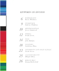 Keywords on Division