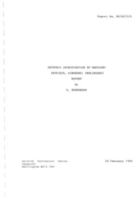 Report No. MP/86/2/R TECTONIC