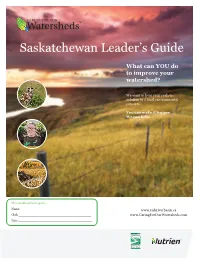 Saskatchewan Leader's Guide