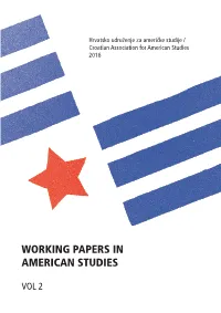 Working Papers in American Studies