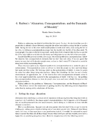 6. Railton's “Alienation, Consequentialism, and the Demands of Morality”