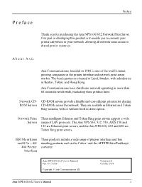 AXIS NPS 630/632 User's Manual