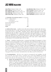 Jazz Trombone Syllabus Grades