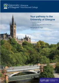 Your Pathway to the University of Glasgow