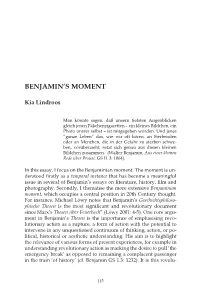 Benjamin's Moment