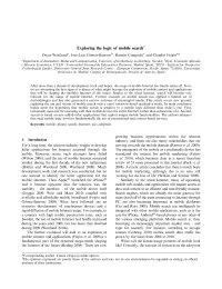 Exploring the Logic of Mobile Search