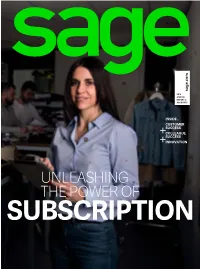 UNLEASHING the POWER of SUBSCRIPTION We Are Unleashing the Power of Subscription Through…