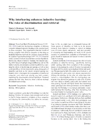 Why Interleaving Enhances Inductive Learning: the Roles of Discrimination and Retrieval