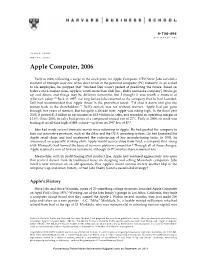 Apple Computer, 2006