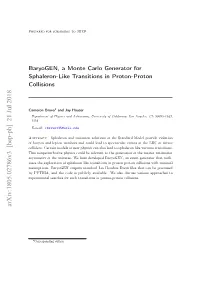 Baryogen, a Monte Carlo Generator for Sphaleron-Like Transitions in Proton-Proton Collisions