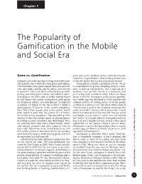 Gamification in the Mobile and Social Era
