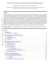 Nucleon Polarizabilities: from Compton Scattering to Hydrogen Atom