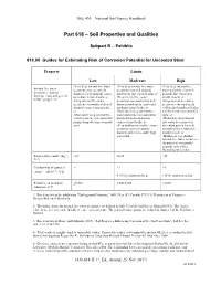 Part 618 – Soil Properties and Qualities