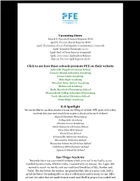 Upcoming Dates Click to See How These Schools Promote PFE on Their Website K-8 Spotlight San Diego Academy