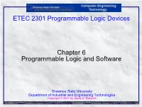 Chapter 6 Programmable Logic and Software