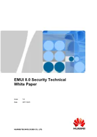 EMUI 8.0 Security Technical White Paper