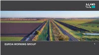 Euroa Working Group Presentation