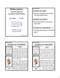 Modeling Annotators a Generative Approach to Annotators Are Useful