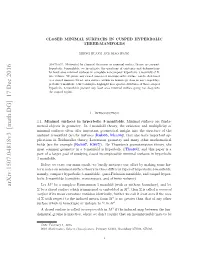 Closed Minimal Surfaces in Cusped Hyperbolic Three-Manifolds