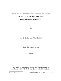 Geology, Geochemistry, and Mineral Resources of The