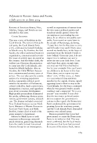 Polynesia in Review: Issues and Events, 1 July 2003 to 30 June 2004