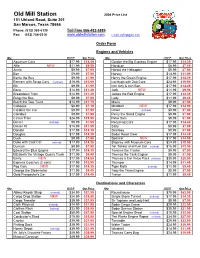 Thomas Order Form
