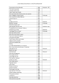 Title List of All James Hadley Chase Books