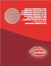 Malolactic Fermentation in Wine La Fermentation