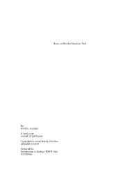 Notes on Huntley Meadows Park By