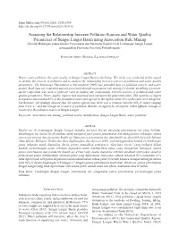 Assessing the Relationship Between Pollution Sources and Water