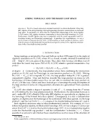 String Topology and the Based Loop Space
