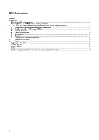 BDRCS Tracing Guidelines (Draft)