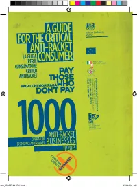 A Guide for the Critical Anti-Racket Consumer