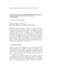 A New Ray-Tracing Based Wave Propagation Model Including Rough Surfaces Scattering