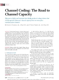 Channel Coding